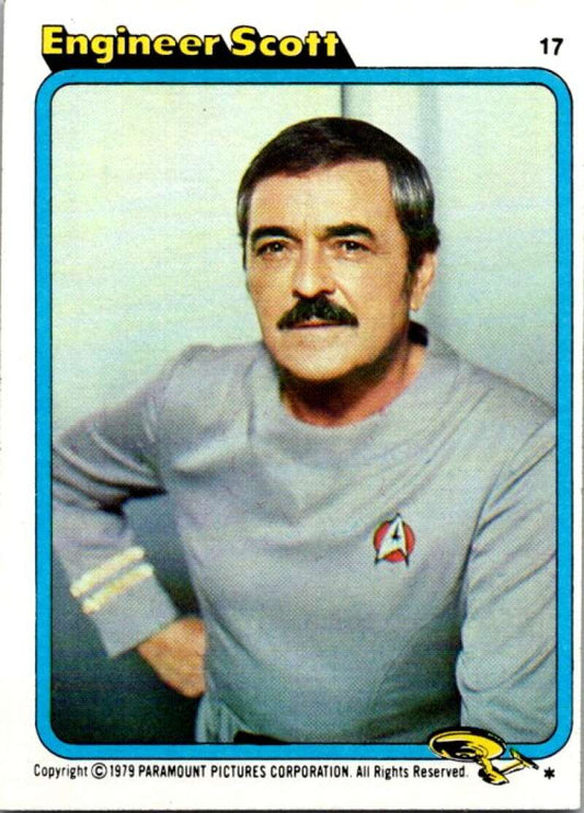 1979 Star Trek The Motion Picture #17 Engineer Scott V76818 Image 1
