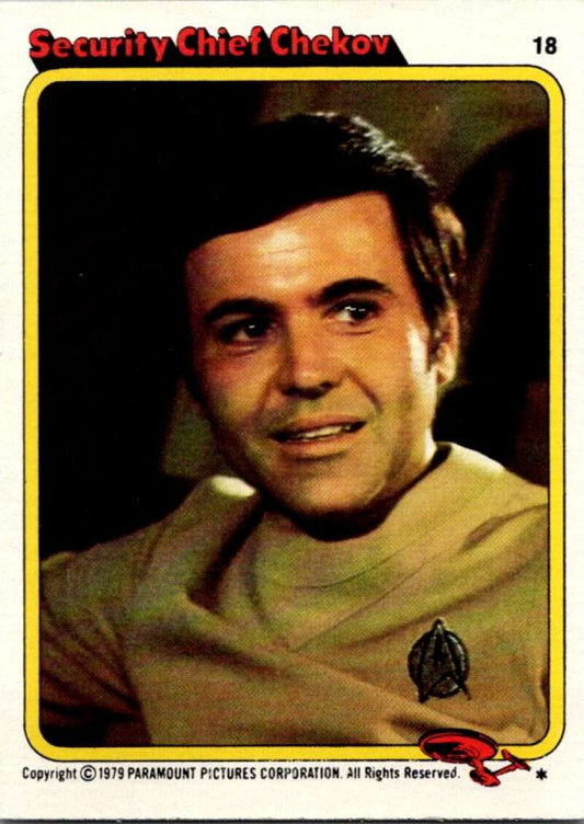 1979 Star Trek The Motion Picture #18 Security Chief Chekov V76822 Image 1