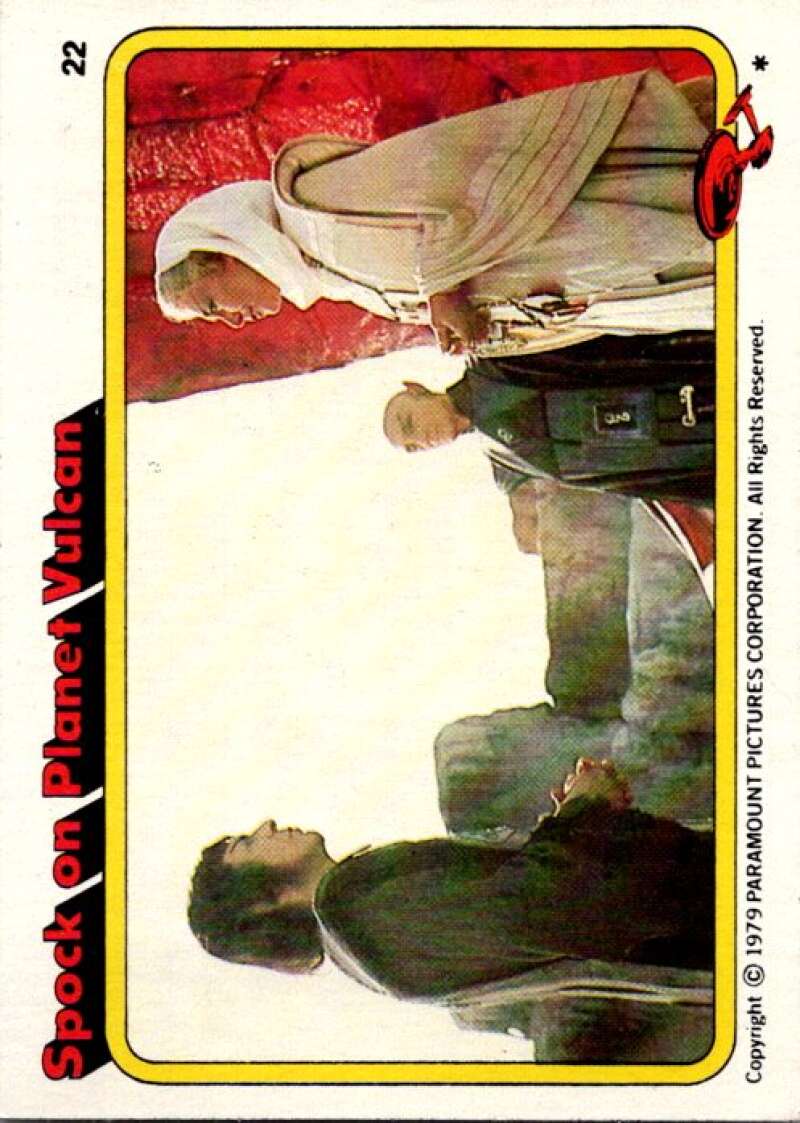 1979 Star Trek The Motion Picture #22 Spock on the Planet Vulcan V76828 Image 1