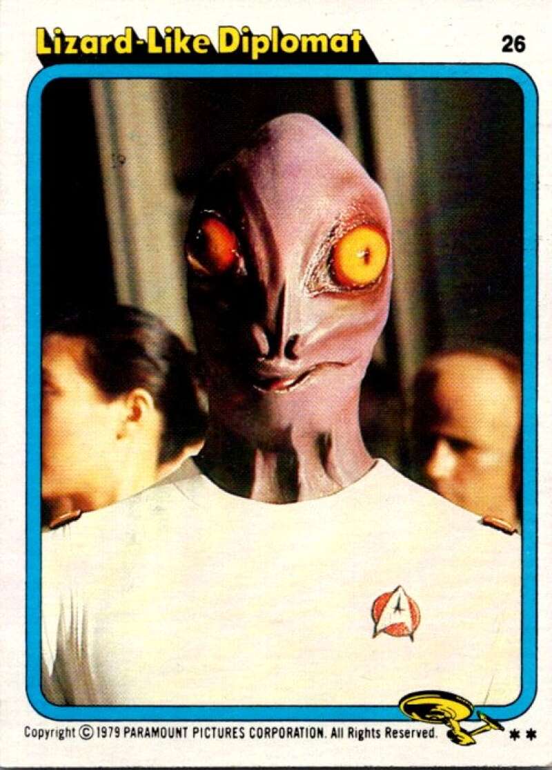 1979 Star Trek The Motion Picture #26 Lizardlike Diplomat V76836 Image 1