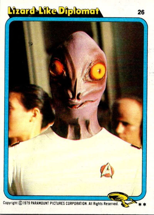 1979 Star Trek The Motion Picture #26 Lizardlike Diplomat V76838 Image 1