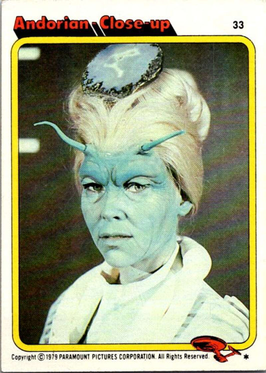 1979 Star Trek The Motion Picture #33 Andorian Close-Up V76852 Image 1