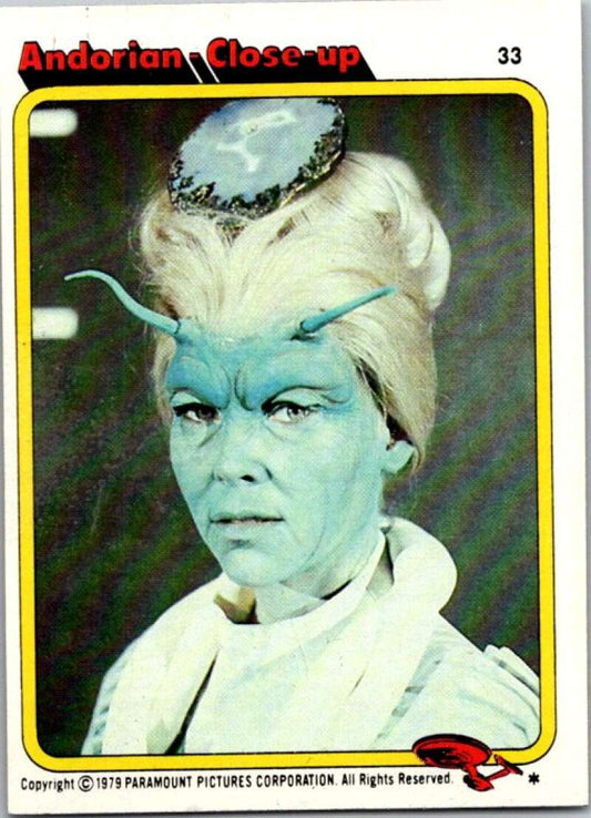 1979 Star Trek The Motion Picture #33 Andorian Close-Up V76853 Image 1