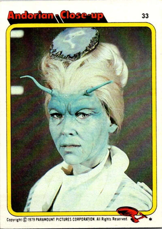 1979 Star Trek The Motion Picture #33 Andorian Close-Up V76854 Image 1