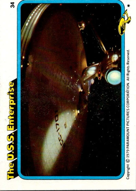 1979 Star Trek The Motion Picture #34 The U.S.S. Enterprise V76855 Image 1
