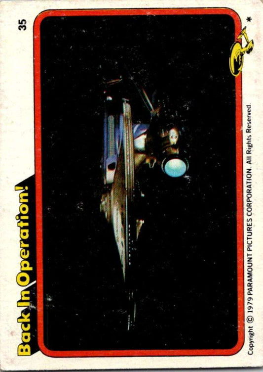 1979 Star Trek The Motion Picture #35 Back in Operation V76857 Image 1