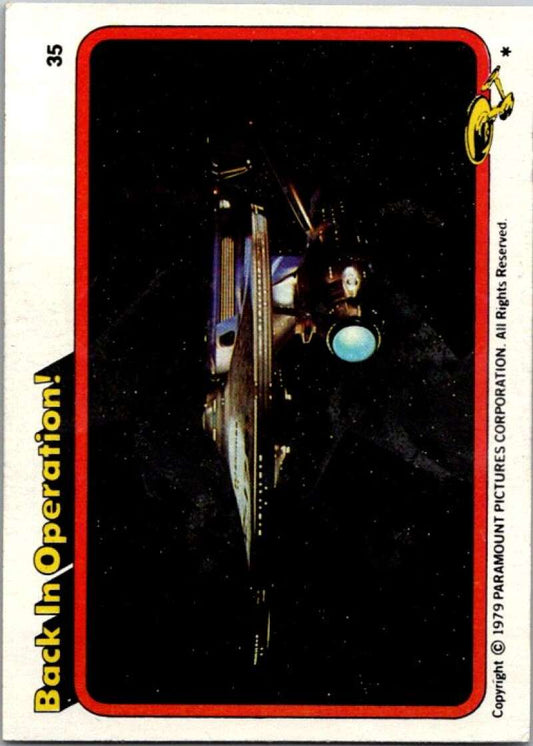 1979 Star Trek The Motion Picture #35 Back in Operation V76858 Image 1