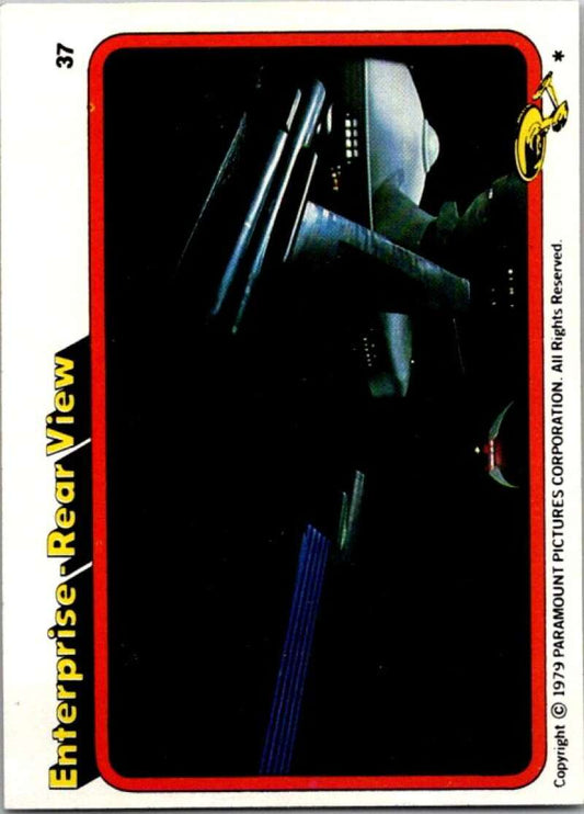 1979 Star Trek The Motion Picture #37 Enterprise Rear View V76861 Image 1