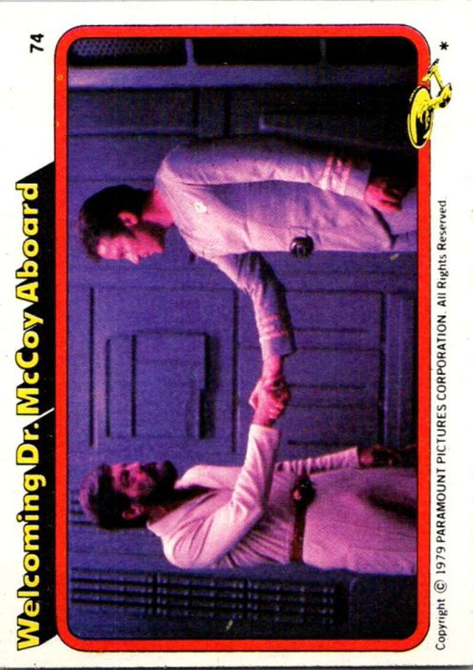 1979 Star Trek The Motion Picture #74 Welcoming Dr. McCoy  V76927 Image 1