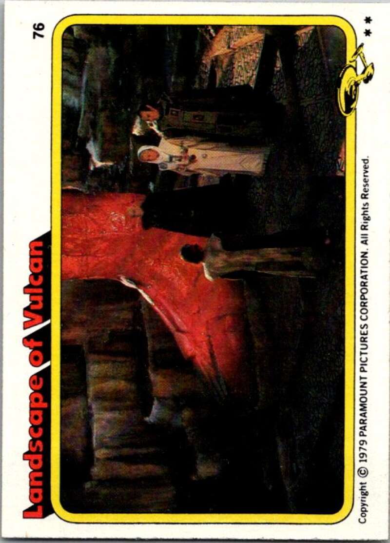 1979 Star Trek The Motion Picture #76 Landscape of Vulcan V76931 Image 1
