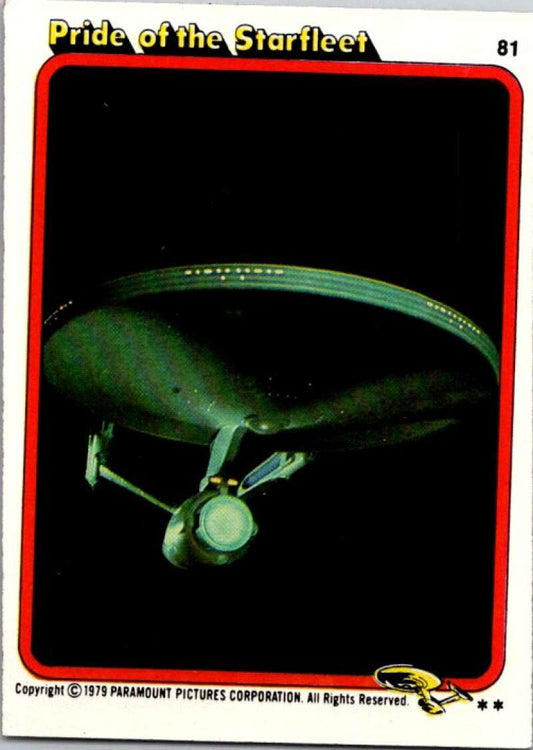 1979 Star Trek The Motion Picture #81 Pride of the Starfleet V76944 Image 1