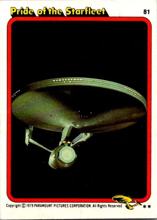 1979 Star Trek The Motion Picture #81 Pride of the Starfleet V76945 Image 1