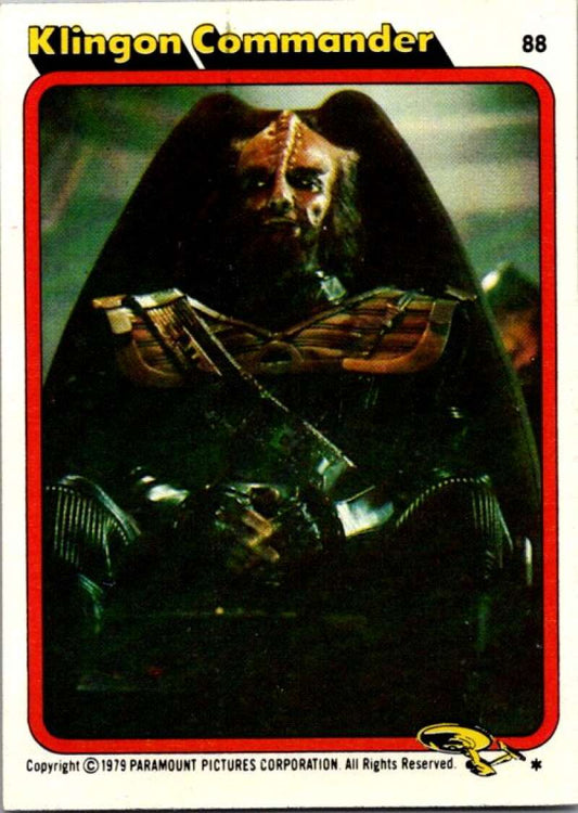 1979 Star Trek The Motion Picture #88 Klingon Commander V76960 Image 1