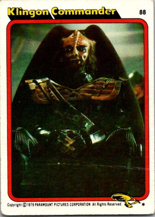 1979 Star Trek The Motion Picture #88 Klingon Commander V76961 Image 1