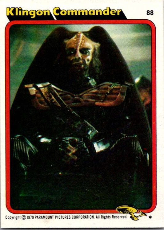 1979 Star Trek The Motion Picture #88 Klingon Commander V76962 Image 1