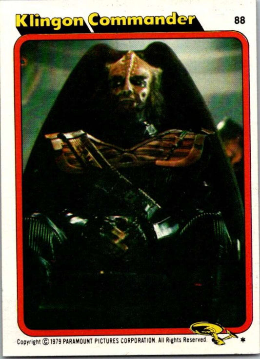 1979 Star Trek The Motion Picture #88 Klingon Commander V76963 Image 1
