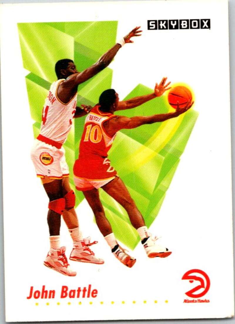 1991-92 SkyBox #1 John Battle Atlanta Hawks V76964 Image 1