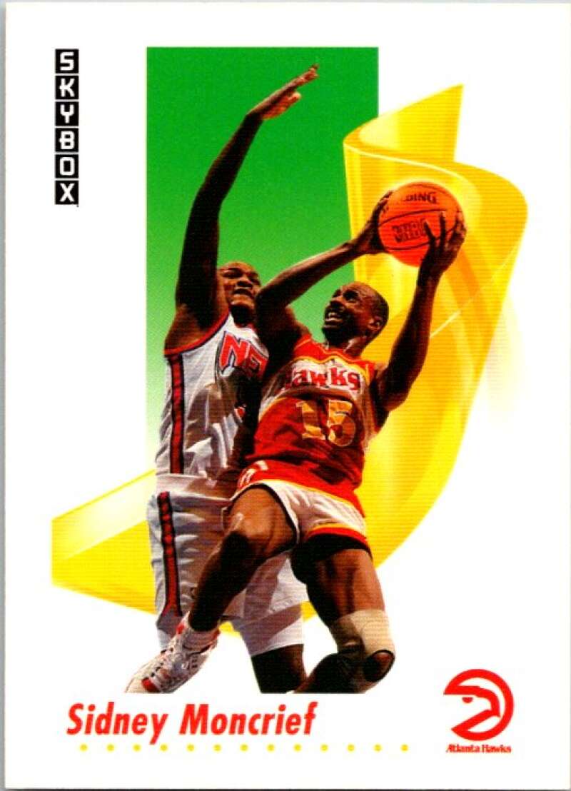 1991-92 SkyBox #6 Sidney Moncrief Atlanta Hawks V76968 Image 1