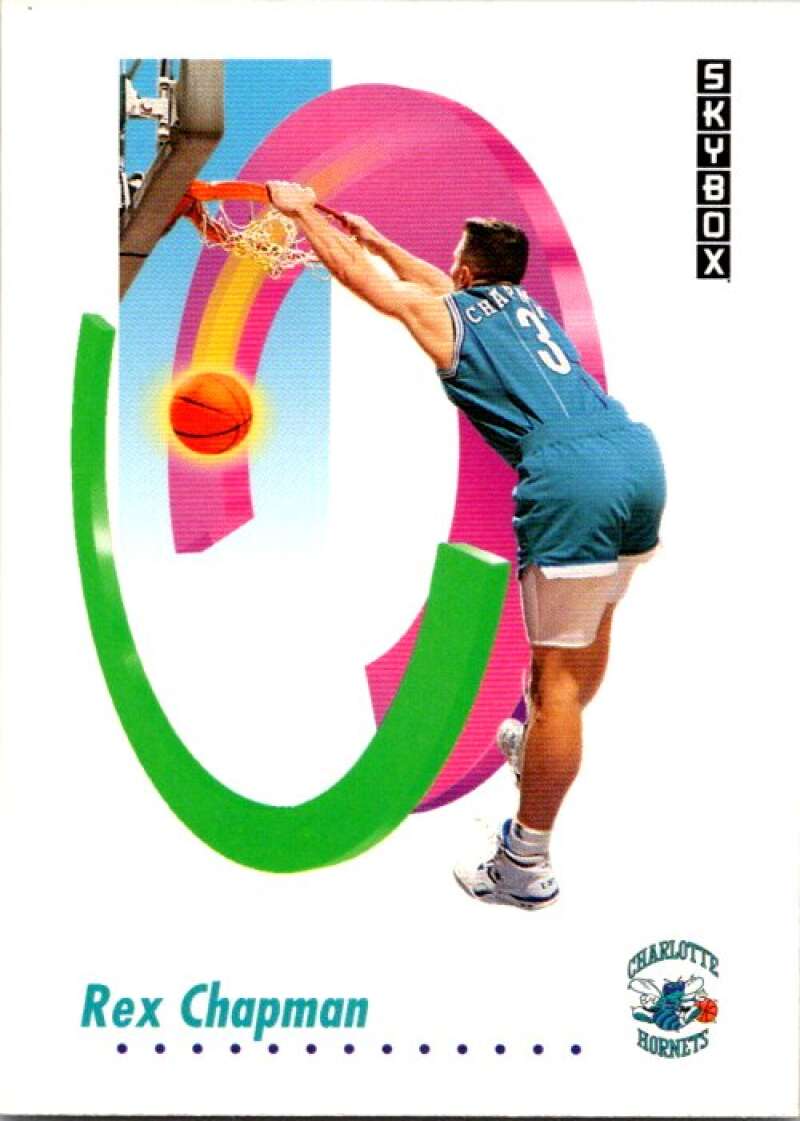 1991-92 SkyBox #24 Rex Chapman Charlotte Hornets V76981 Image 1