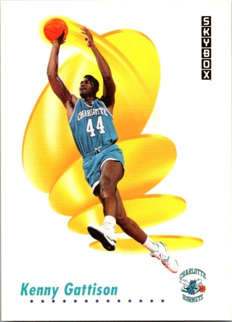 1991-92 SkyBox #26 Kenny Gattison Charlotte Hornets V76983 Image 1