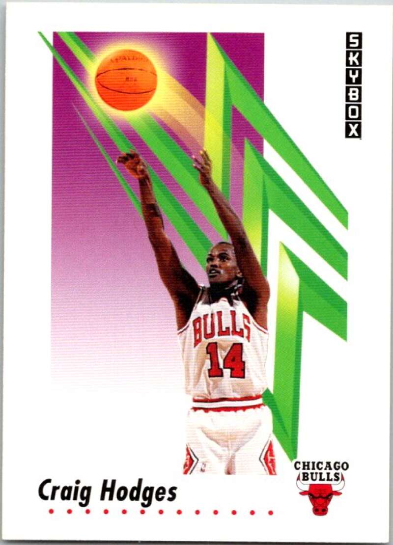 1991-92 SkyBox #37 Craig Hodges Chicago Bulls V76987 Image 1