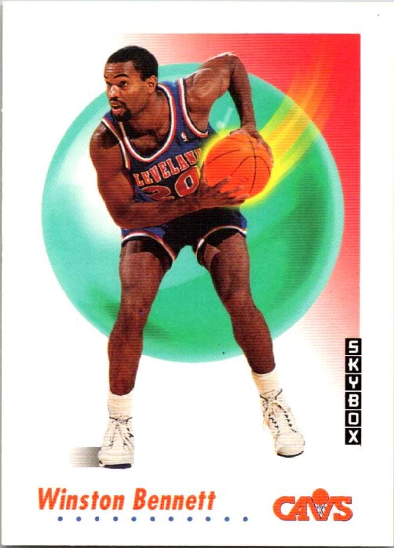 1991-92 SkyBox #45 Winston Bennett Cleveland Cavaliers V76992 Image 1