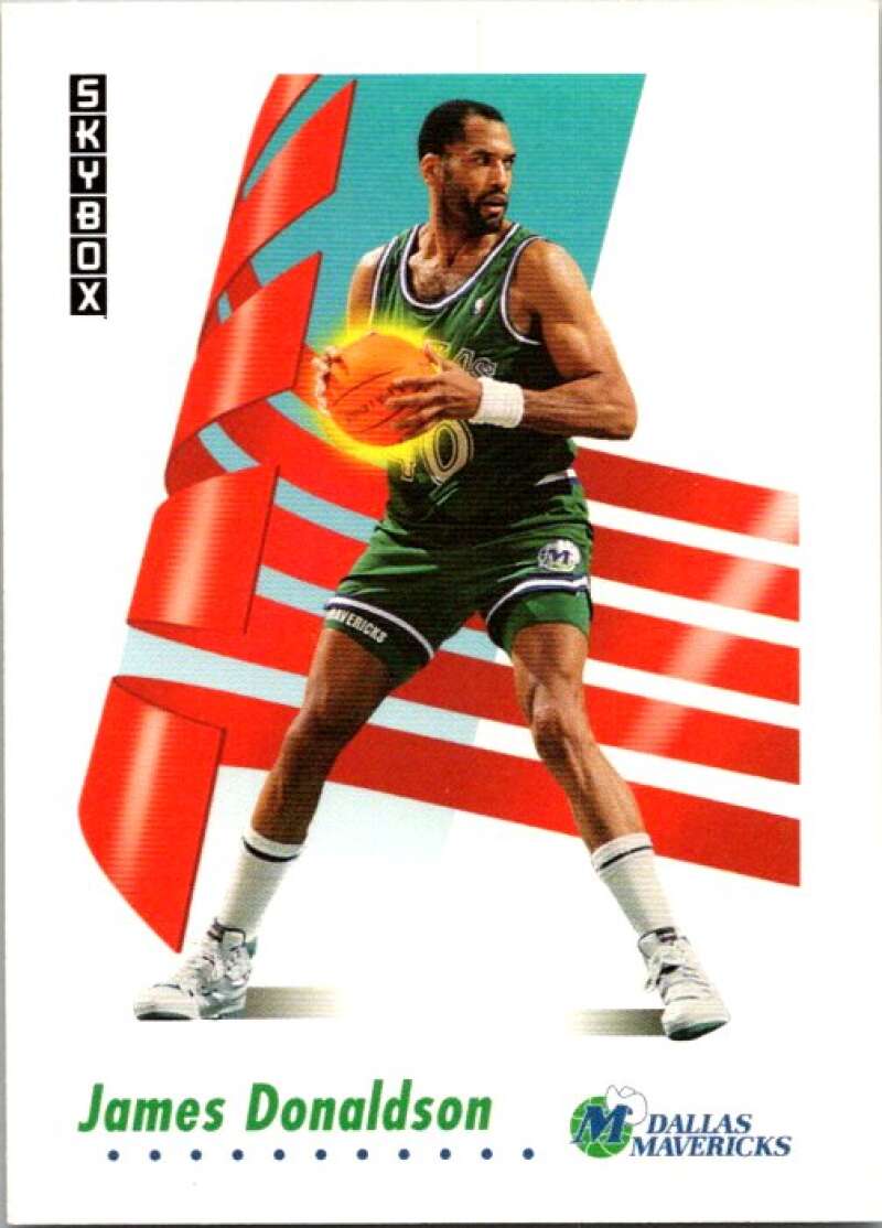 1991-92 SkyBox #59 James Donaldson Dallas Mavericks V76999 Image 1
