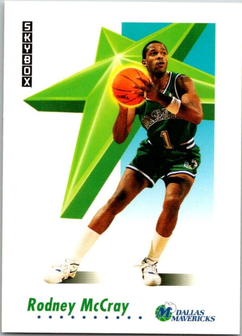 1991-92 SkyBox #62 Rodney McCray Dallas Mavericks V77001 Image 1