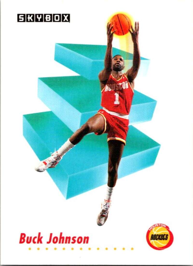 1991-92 SkyBox #103 Buck Johnson Houston Rockets V77022 Image 1