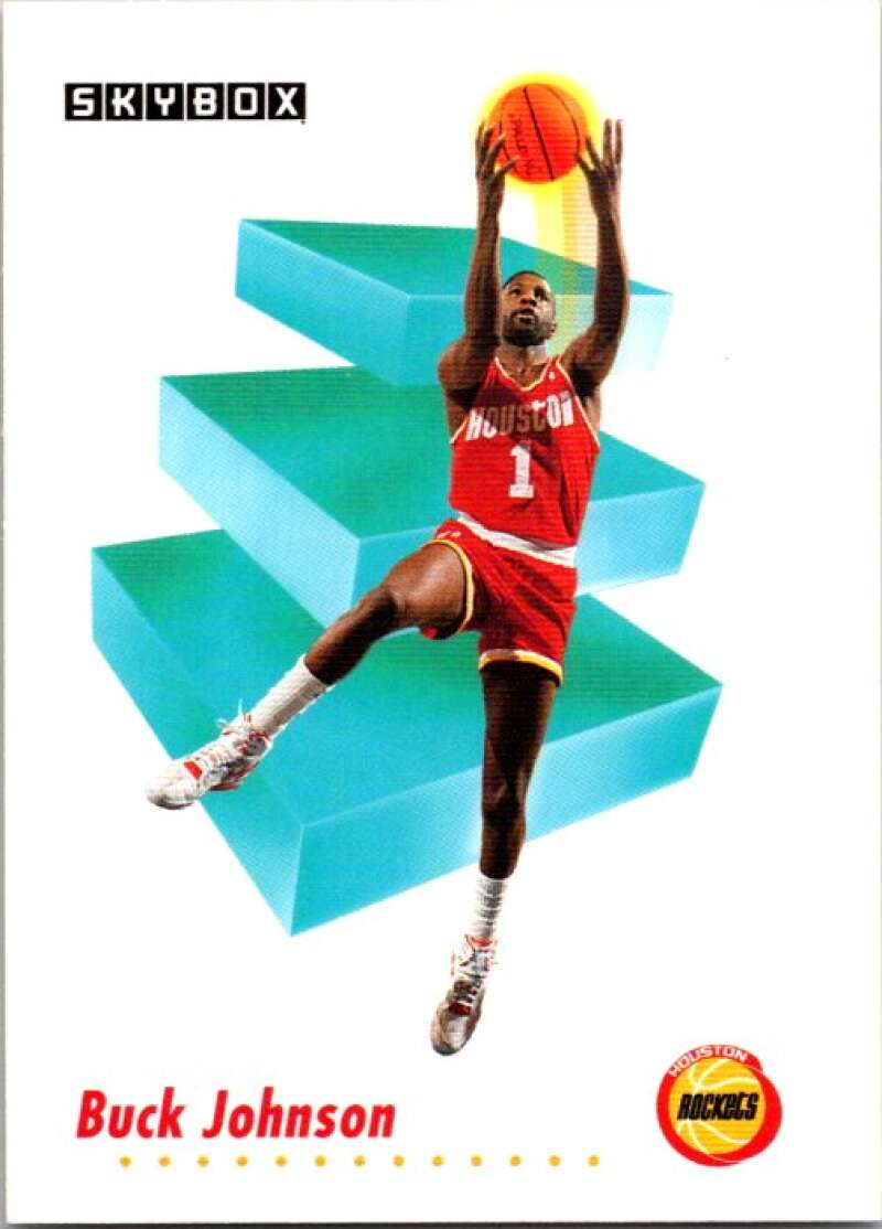 1991-92 SkyBox #103 Buck Johnson Houston Rockets V77023 Image 1