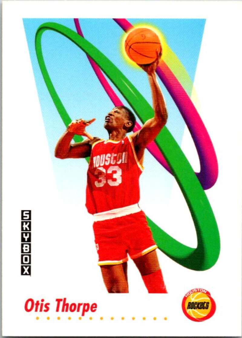 1991-92 SkyBox #108 Otis Thorpe Houston Rockets V77030 Image 1