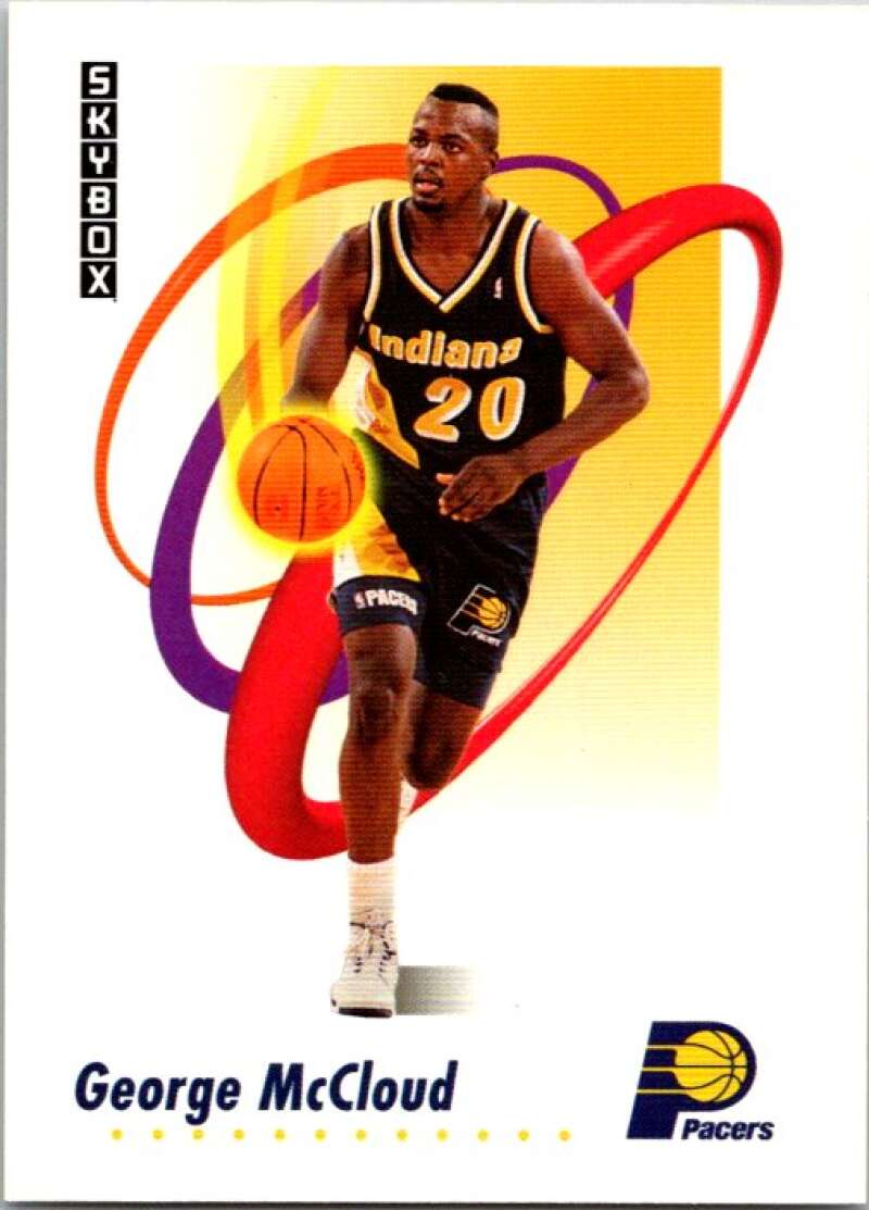1991-92 SkyBox #113 George McCloud Indiana Pacers V77039 Image 1