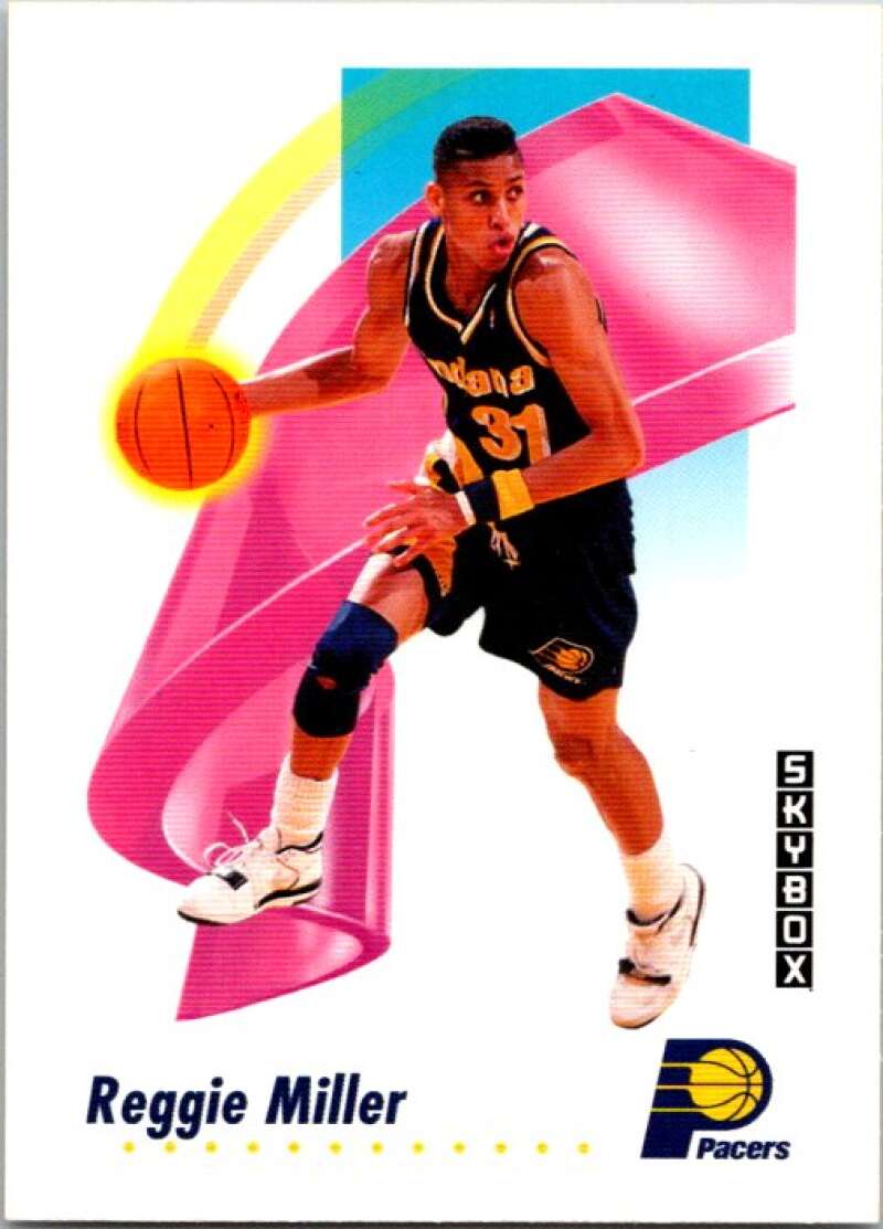 1991-92 SkyBox #114 Reggie Miller Indiana Pacers V77040 Image 1