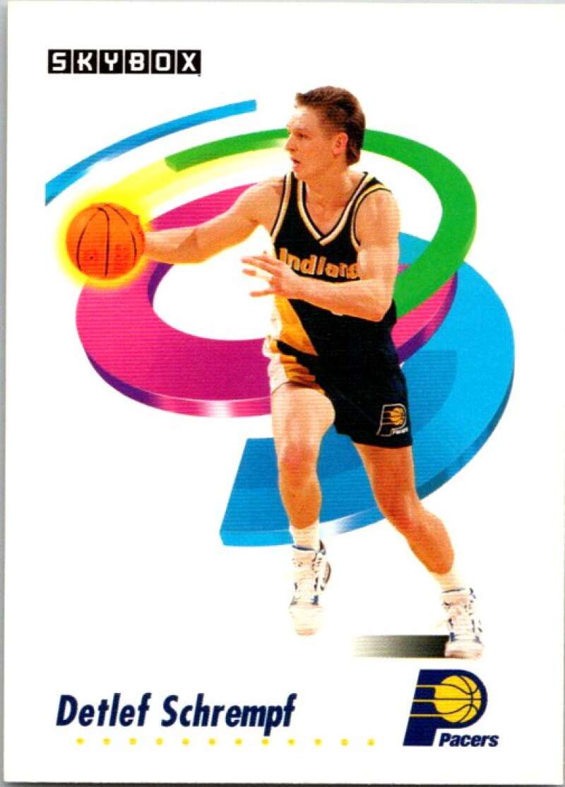1991-92 SkyBox #117 Detlef Schrempf Indiana Pacers V77045 Image 1