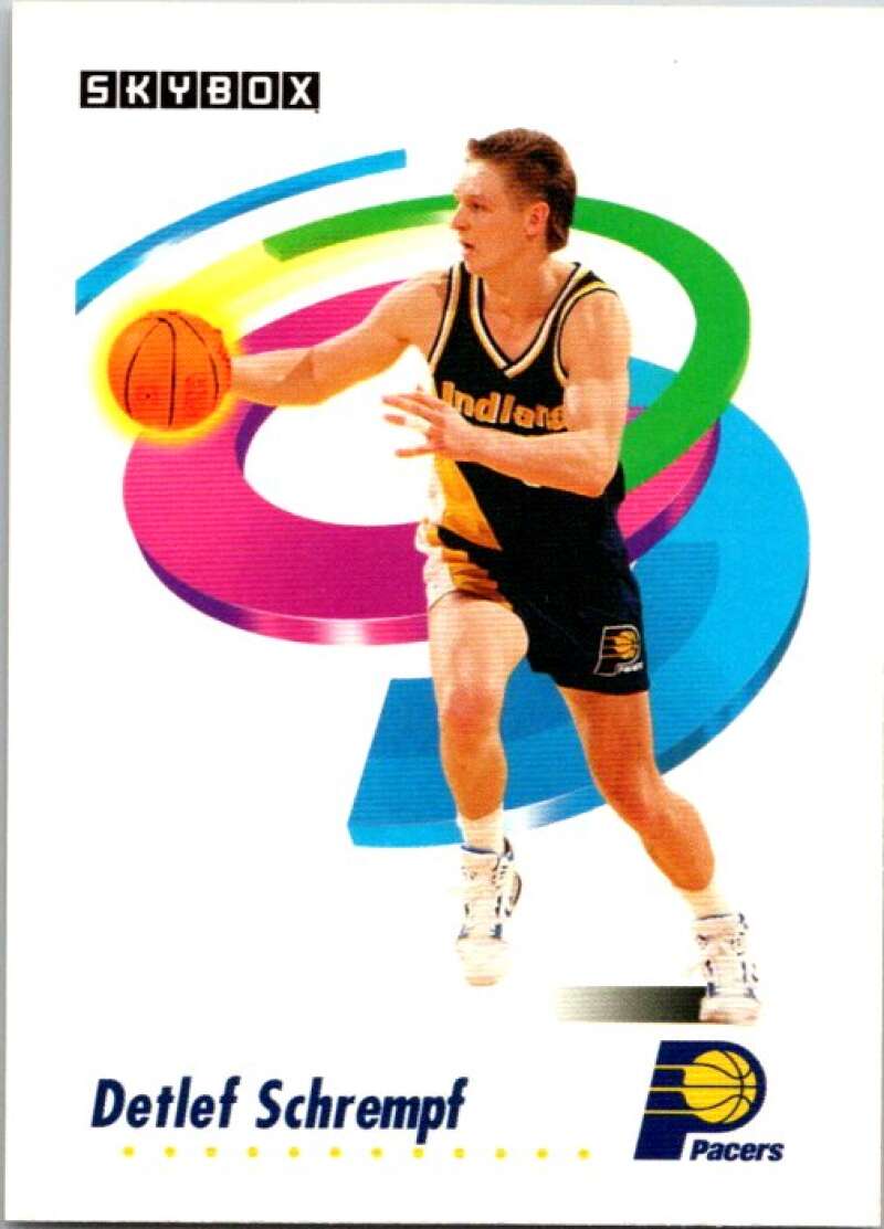 1991-92 SkyBox #117 Detlef Schrempf Indiana Pacers V77046 Image 1