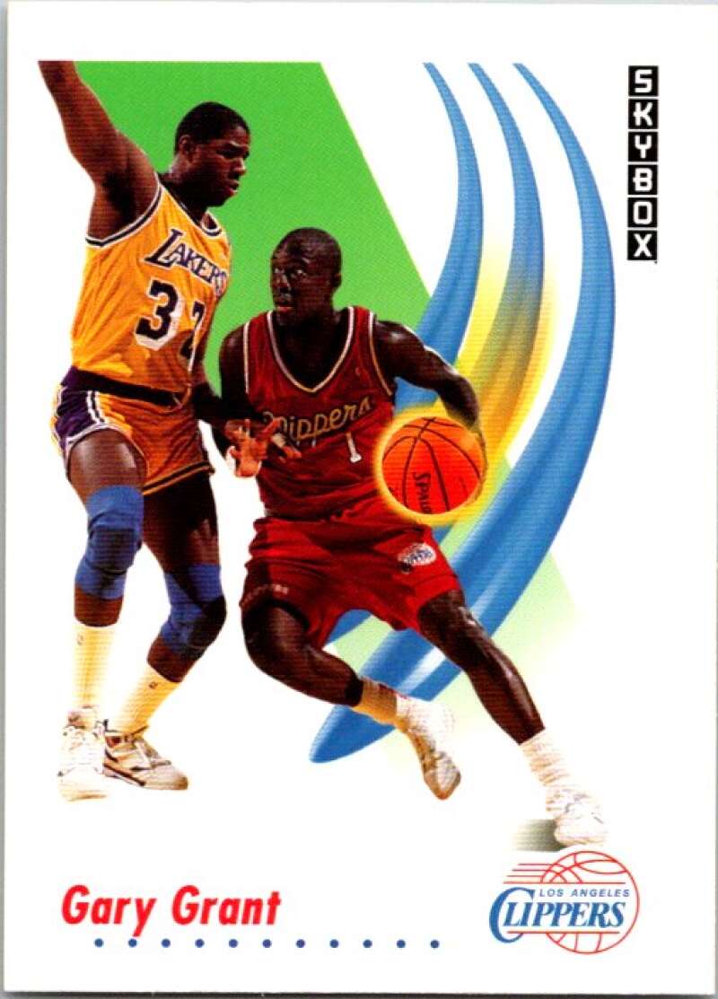 1991-92 SkyBox #124 Gary Grant Los Angeles Clippers V77054 Image 1