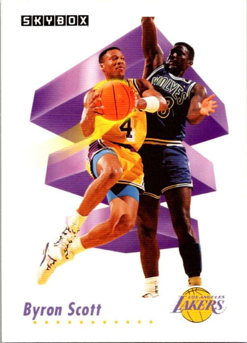1991-92 SkyBox #139 Byron Scott Los Angeles Lakers V77077 Image 1