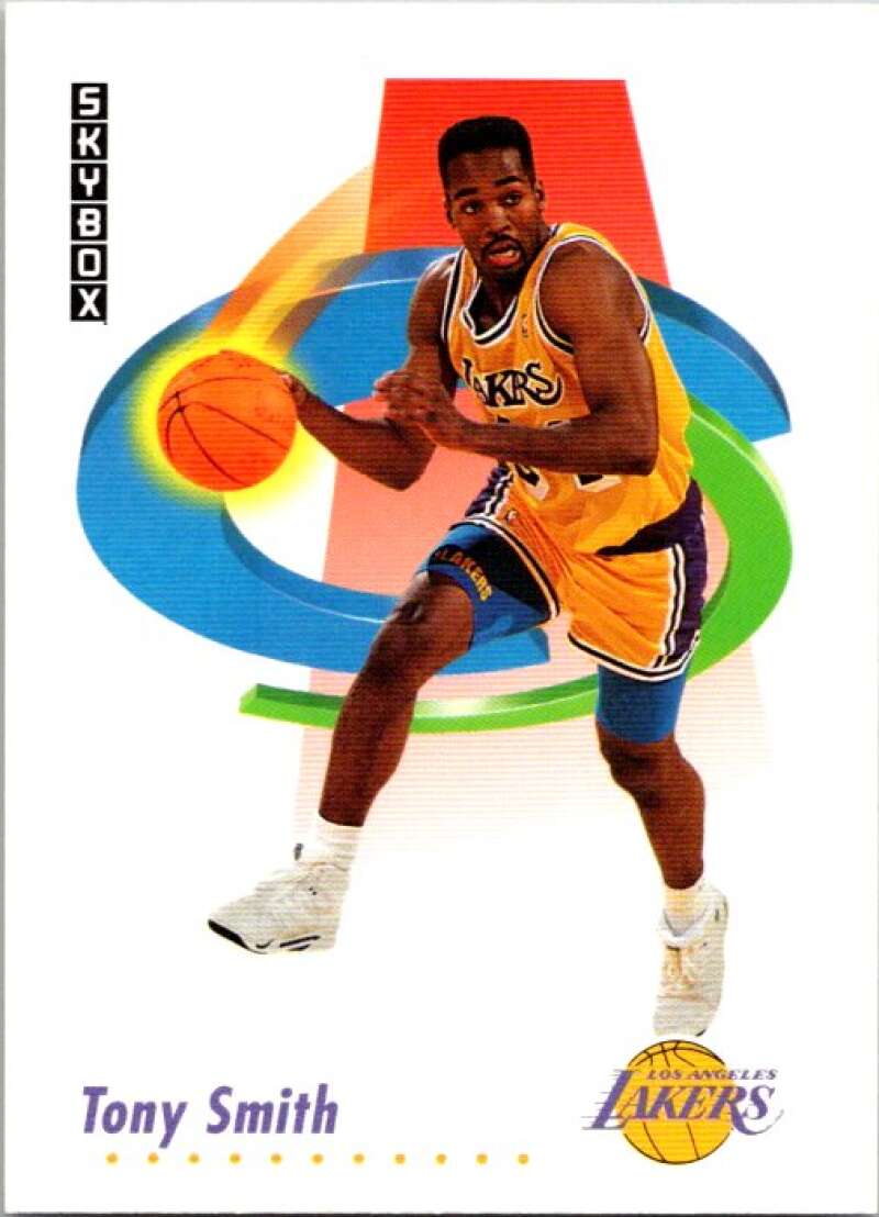 1991-92 SkyBox #140 Tony Smith Los Angeles Lakers V77079 Image 1