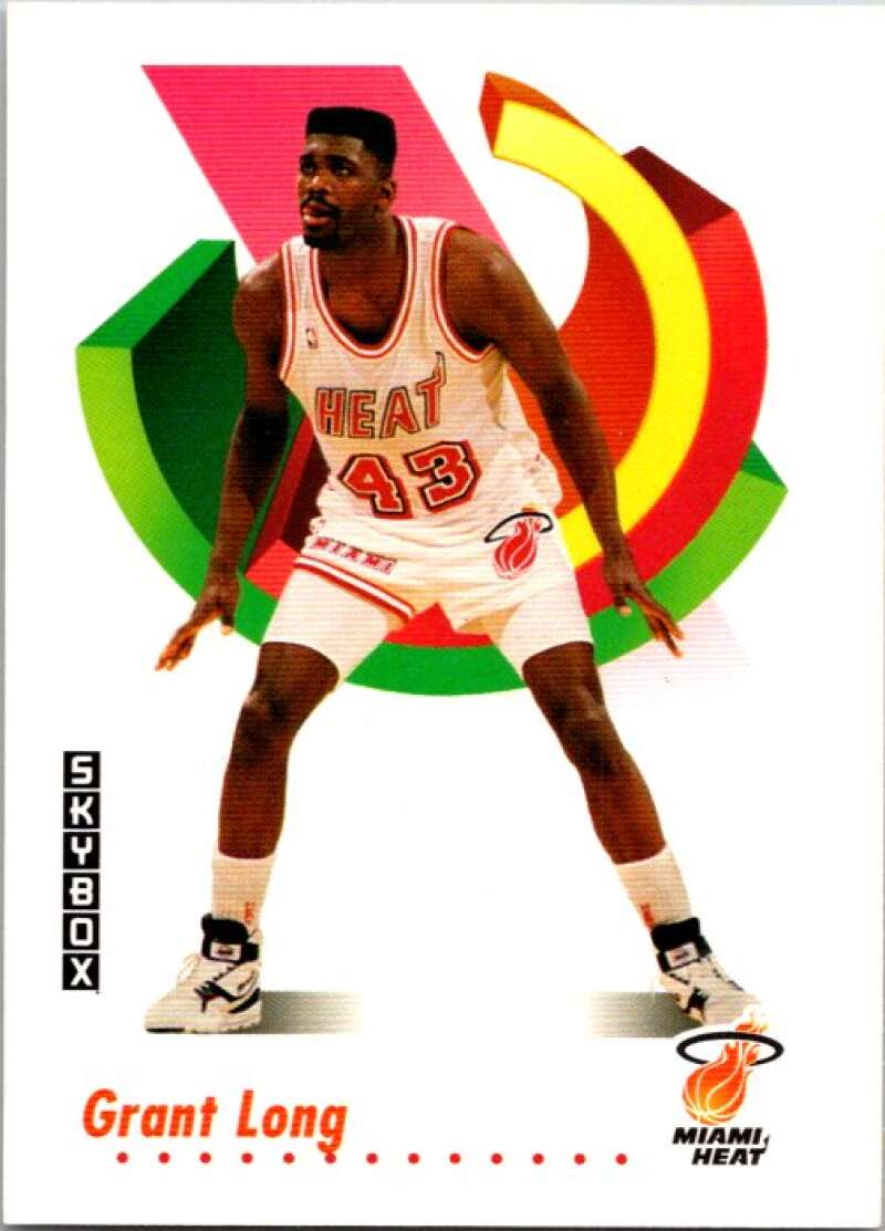 1991-92 SkyBox #150 Grant Long Miami Heat V77094 Image 1