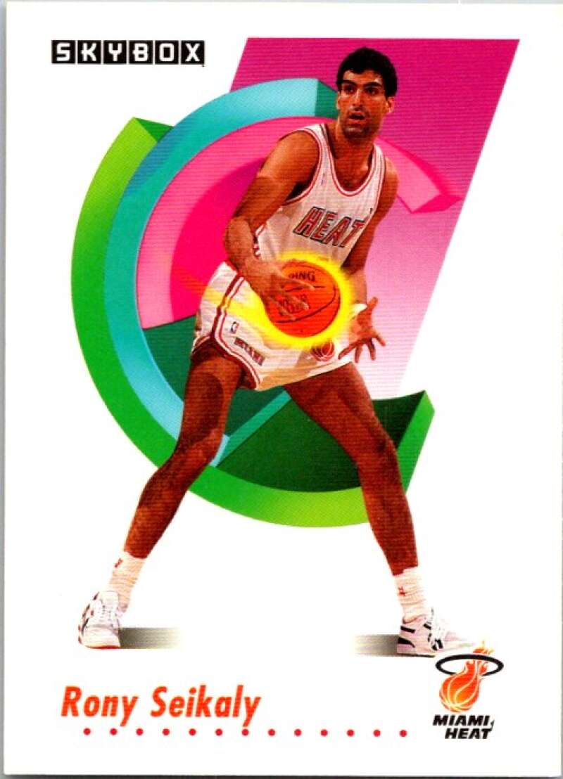 1991-92 SkyBox #152 Rony Seikaly Miami Heat V77096 Image 1