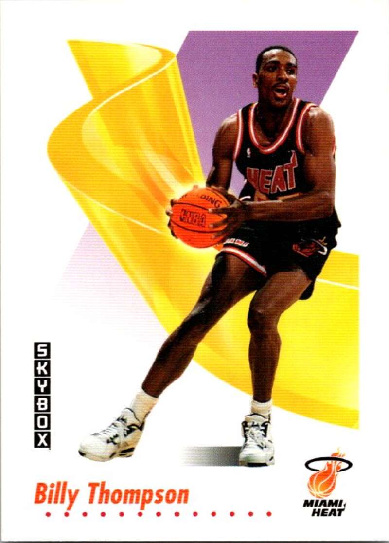 1991-92 SkyBox #154 Billy Thompson Miami Heat V77099 Image 1