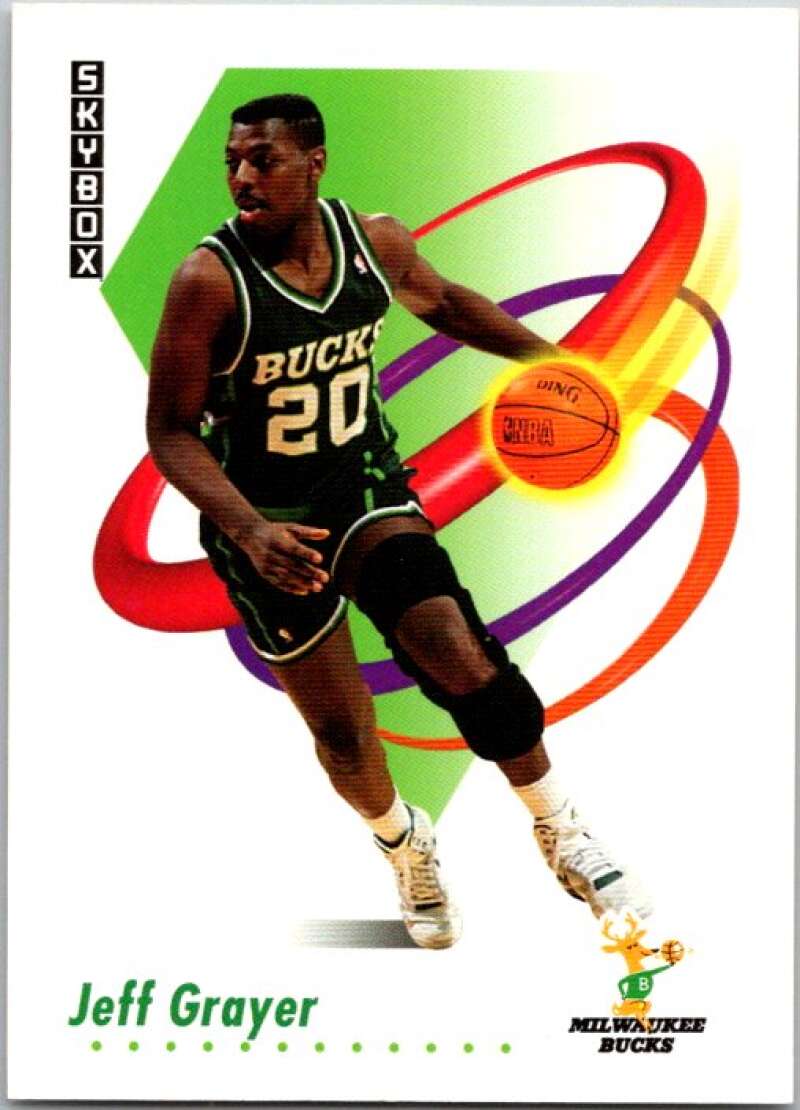 1991-92 SkyBox #157 Jeff Grayer Milwaukee Bucks V77104 Image 1