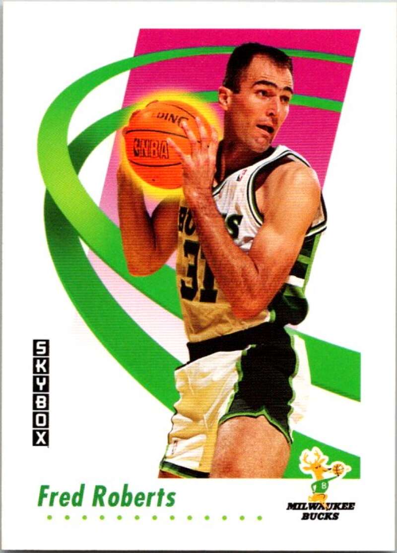 1991-92 SkyBox #162 Fred Roberts Milwaukee Bucks V77113 Image 1