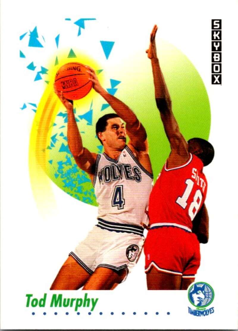 1991-92 SkyBox #172 Tod Murphy Minnesota Timberwolves V77129 Image 1