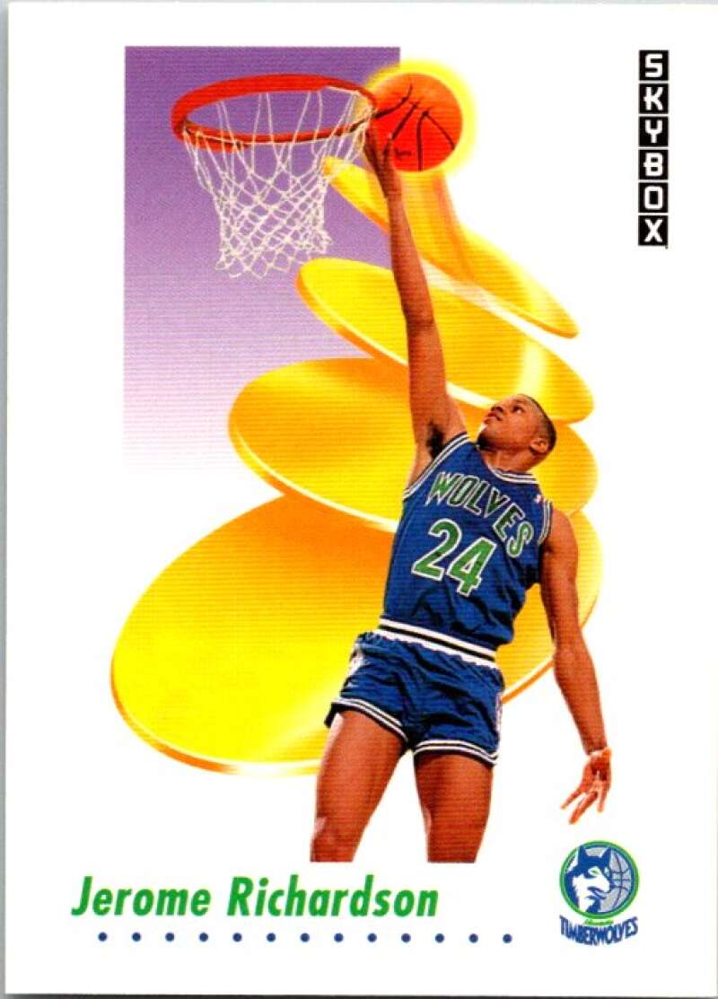 1991-92 SkyBox #173 Pooh Richardson Minnesota Timberwolves V77130 Image 1