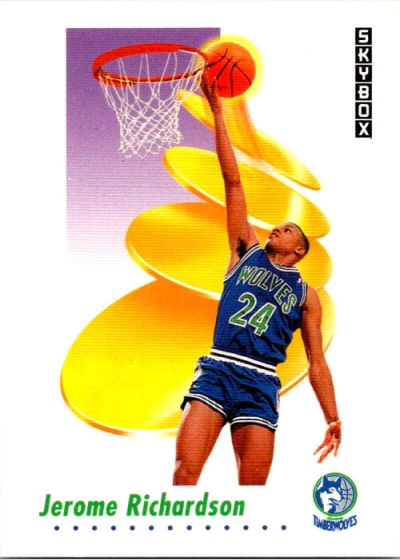 1991-92 SkyBox #173 Pooh Richardson Minnesota Timberwolves V77131 Image 1