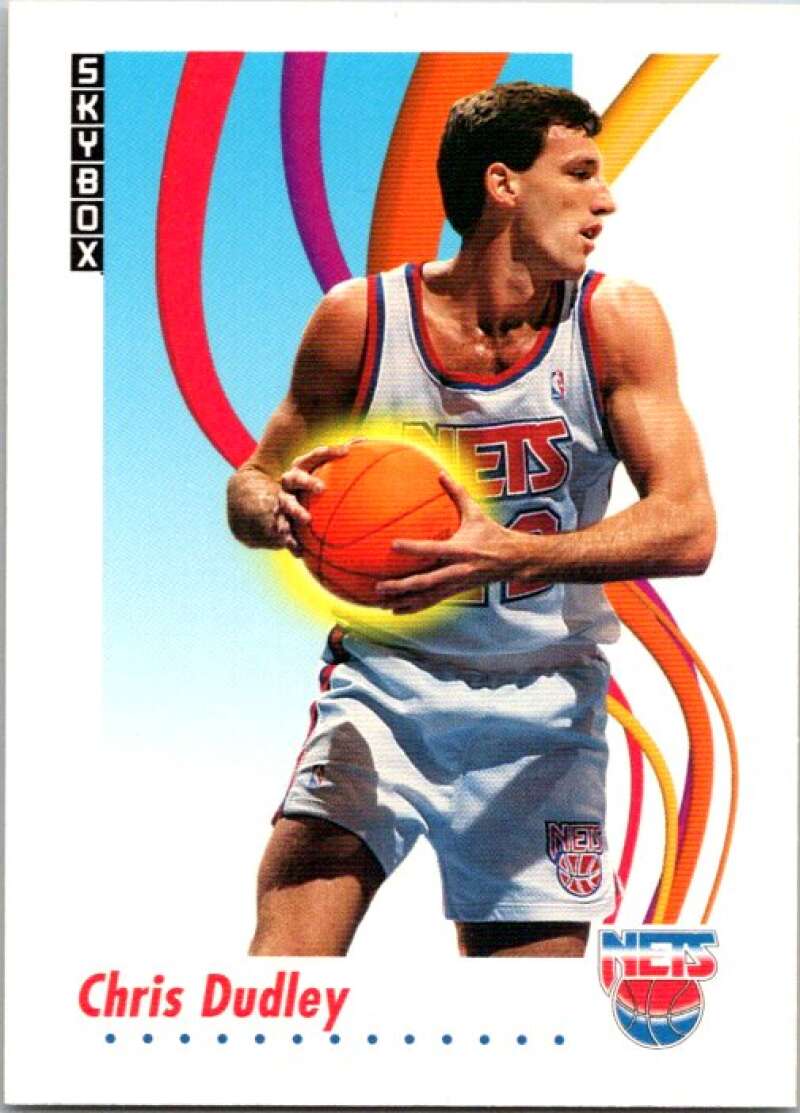 1991-92 SkyBox #181 Chris Dudley New Jersey Nets V77145 Image 1