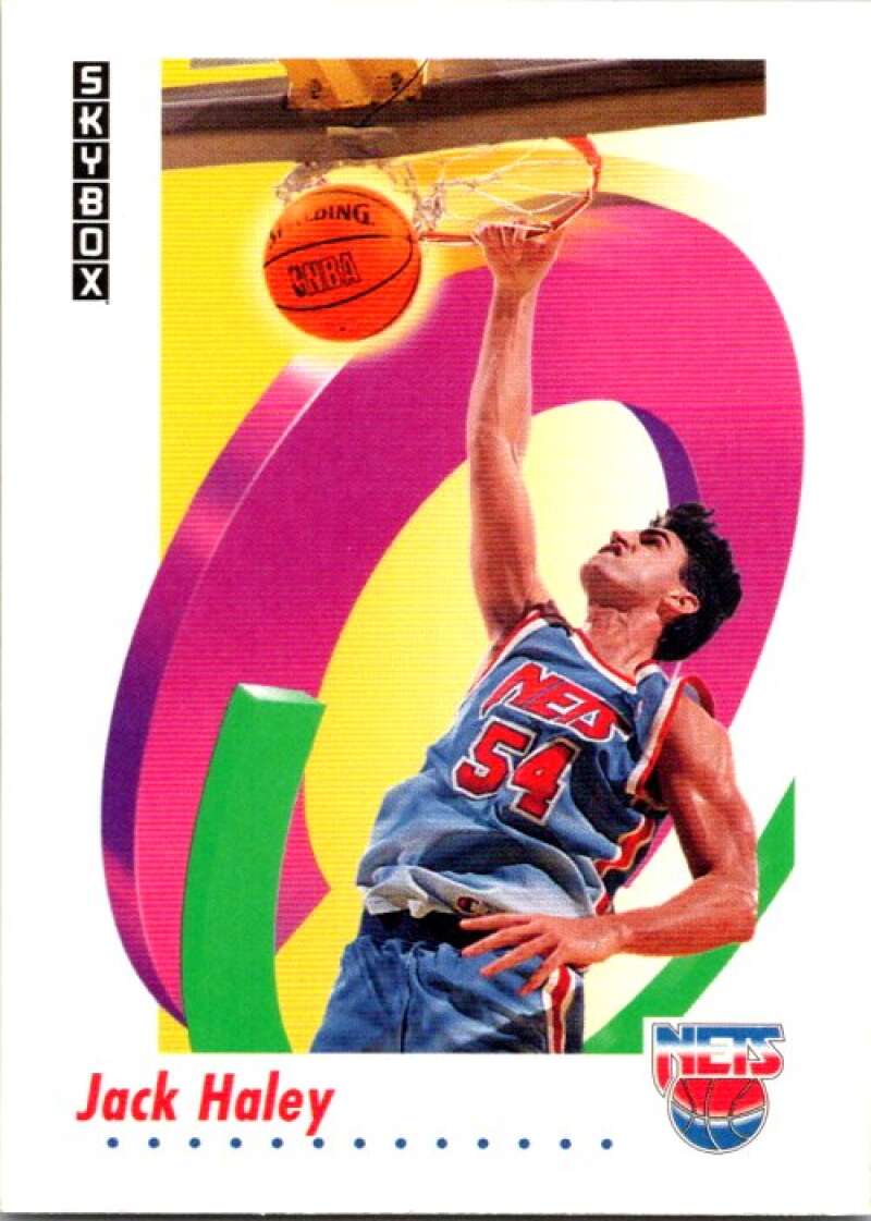 1991-92 SkyBox #183 Jack Haley New Jersey Nets V77148 Image 1
