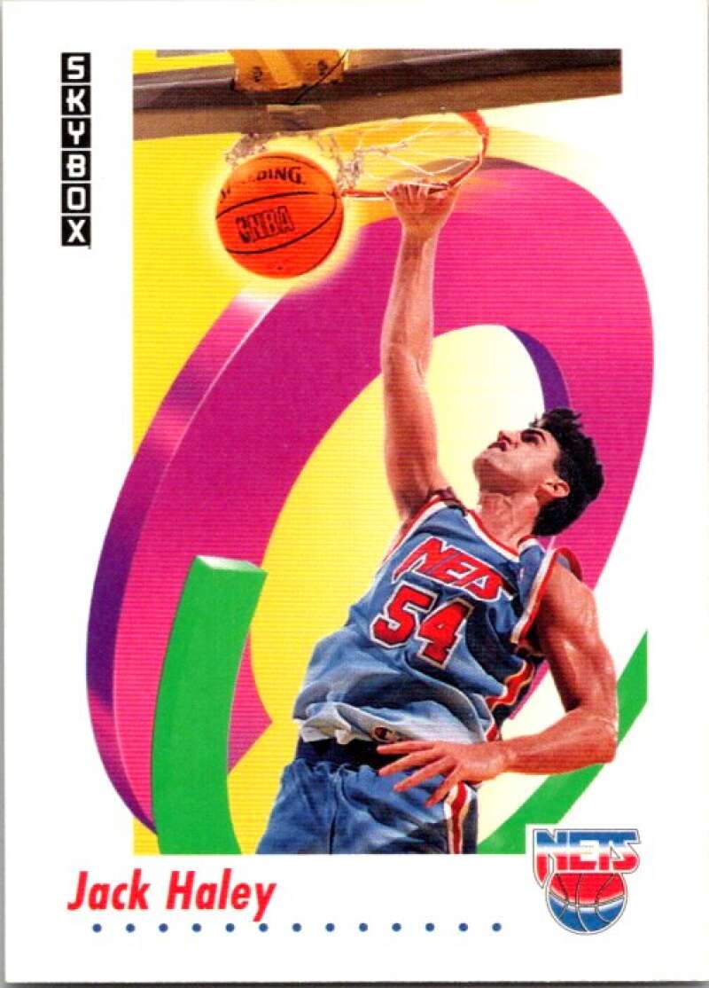 1991-92 SkyBox #183 Jack Haley New Jersey Nets V77149 Image 1