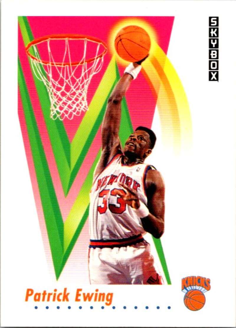 1991-92 SkyBox #189 Patrick Ewing New York Knicks V77159 Image 1